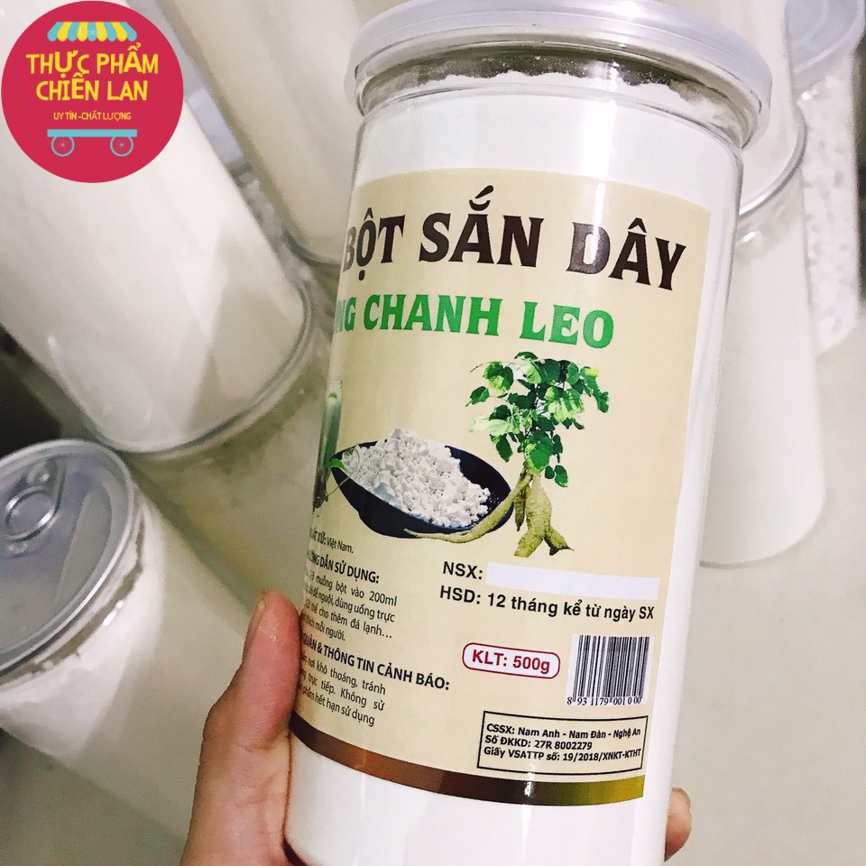 Tinh bột Sắn Dây Chanh Leo - hỗ trợ giải độc gan,thanh nhiệt cơ thể ,đẹp da hũ 500gr | BigBuy360 - bigbuy360.vn