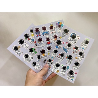 Set 45 hình sticker phi hành gia