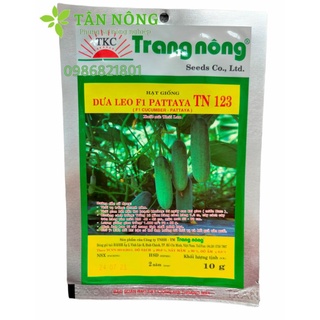 Hạt giống dưa leo f1 pattaya tn 123 - trang nông gói 10g