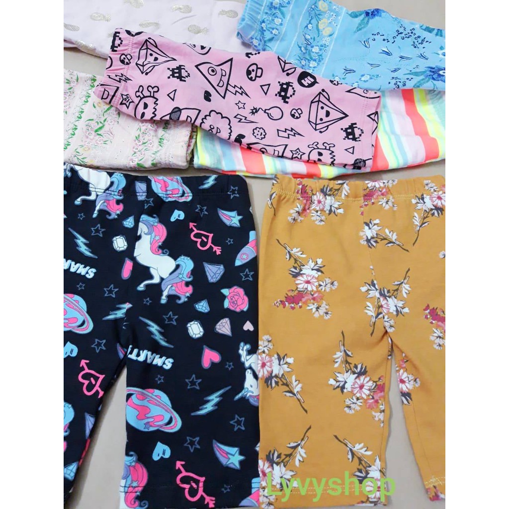 SỈ = LẺ_ Quần legging lửng cotton cho bé gái cực đẹp 07-21kg