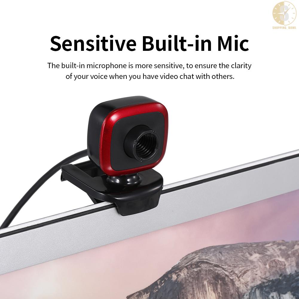 Webcam Hd 480p 5mp Pc 30fps Cổng Usb Có Độ Phân Giải Cao Kèm Micro Cho Laptop / Máy Tính Để Bàn | BigBuy360 - bigbuy360.vn