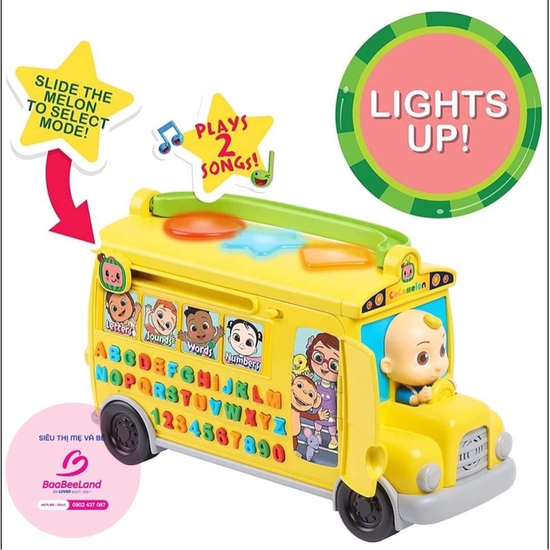Xe Bus Cocomelon Musical Learning Bus có nhạc - BAABEELAND