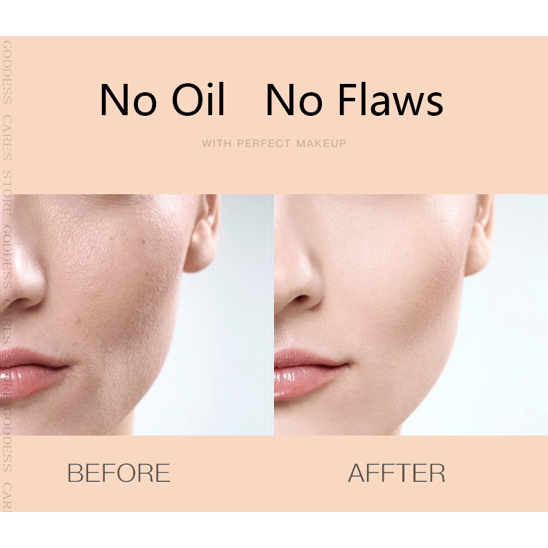 Phấn Nước Air Cushion Bb CC Cream Che Khuyết Điểm Làm Trắng Và Đều Màu Da Với Mút Tán Hình Đầu Nấm Tiện Dụng
