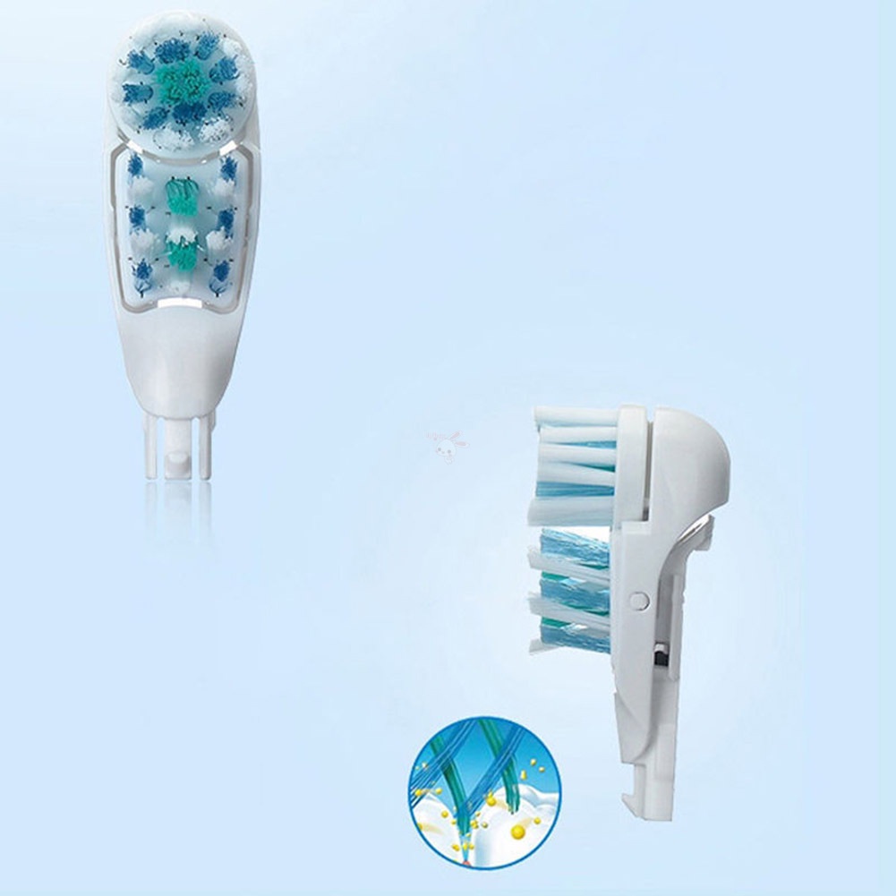 [Hàng mới về] Set 4 đầu bàn chải đánh răng chất lượng cao thay thế cho Braun Oral B Cross Action Power