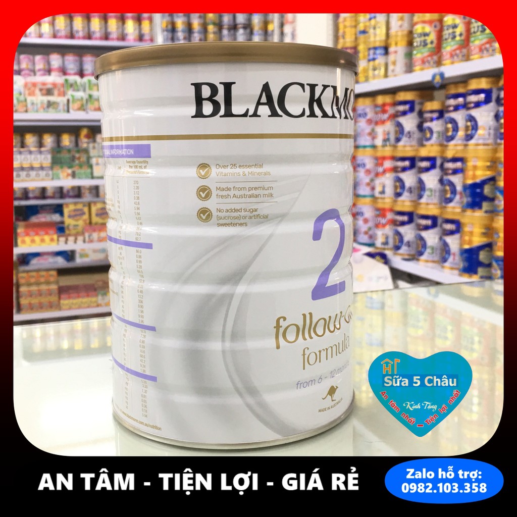 Sữa bột BLACKMORES  2 FOLLOW-ON FORMULA 900g