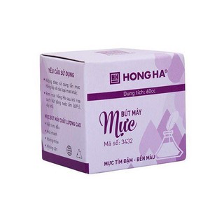 Combo 2 lọ Mực bút máy Hồng Hà Tím - Xanh - Đen