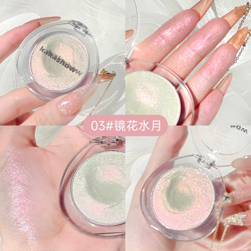 Sweet mint Bảng Phấn Mắt KAKASHOW 4 Màu Ánh Nhũ Lấp Lánh