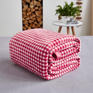 Chăn tuyết muji kẻ