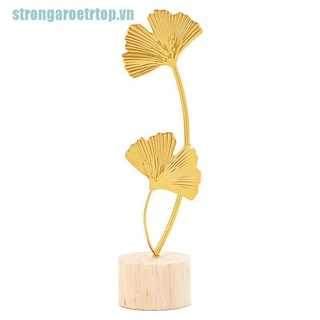 Đế Gỗ Trang Trí Lá Bạch Quả