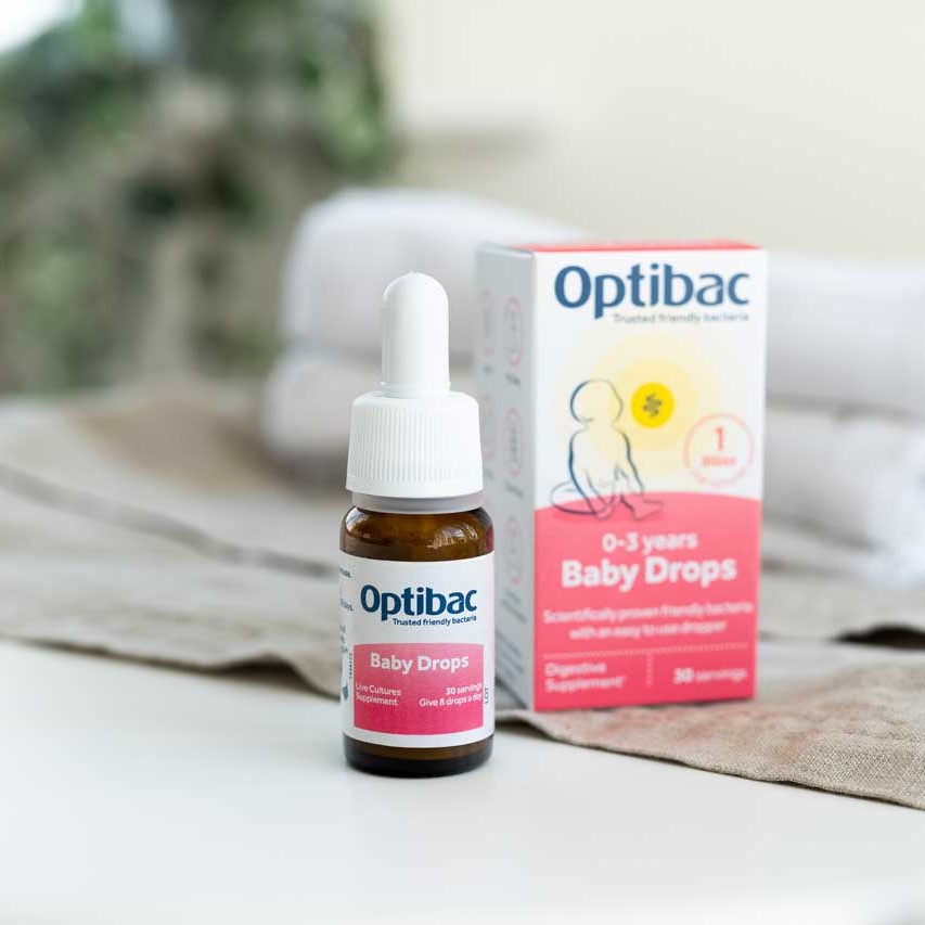 Men vi sinh Optibac Probiotics Baby Drops, bảo vệ đường ruột, tăng đề kháng dạng giọt sử dụng trong 30 ngày 10ml