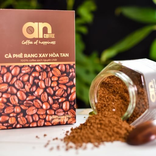 CÀ PHÊ ĐEN SẤY LẠNH NGUYÊN CHẤT AN COFFEE – Hũ 120g và 220g