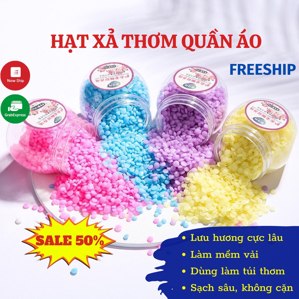 Hạt Thơm Giặt Quần Áo Viên Giặt Quần Áo Thơm Xả Vải Hương Tự Nhiên Dịu Nhẹ Lưu Hương LEON OFFICIAL