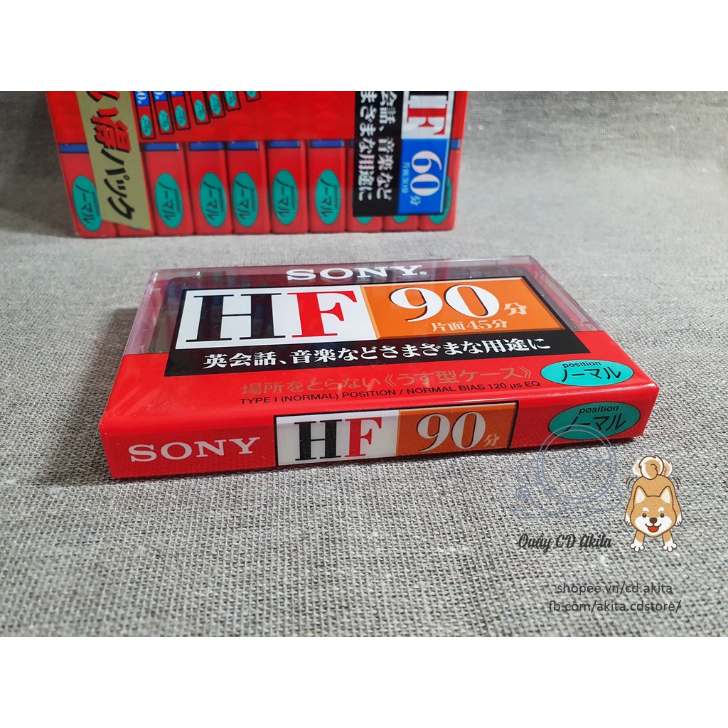 Băng cassette Sony HF90 mới