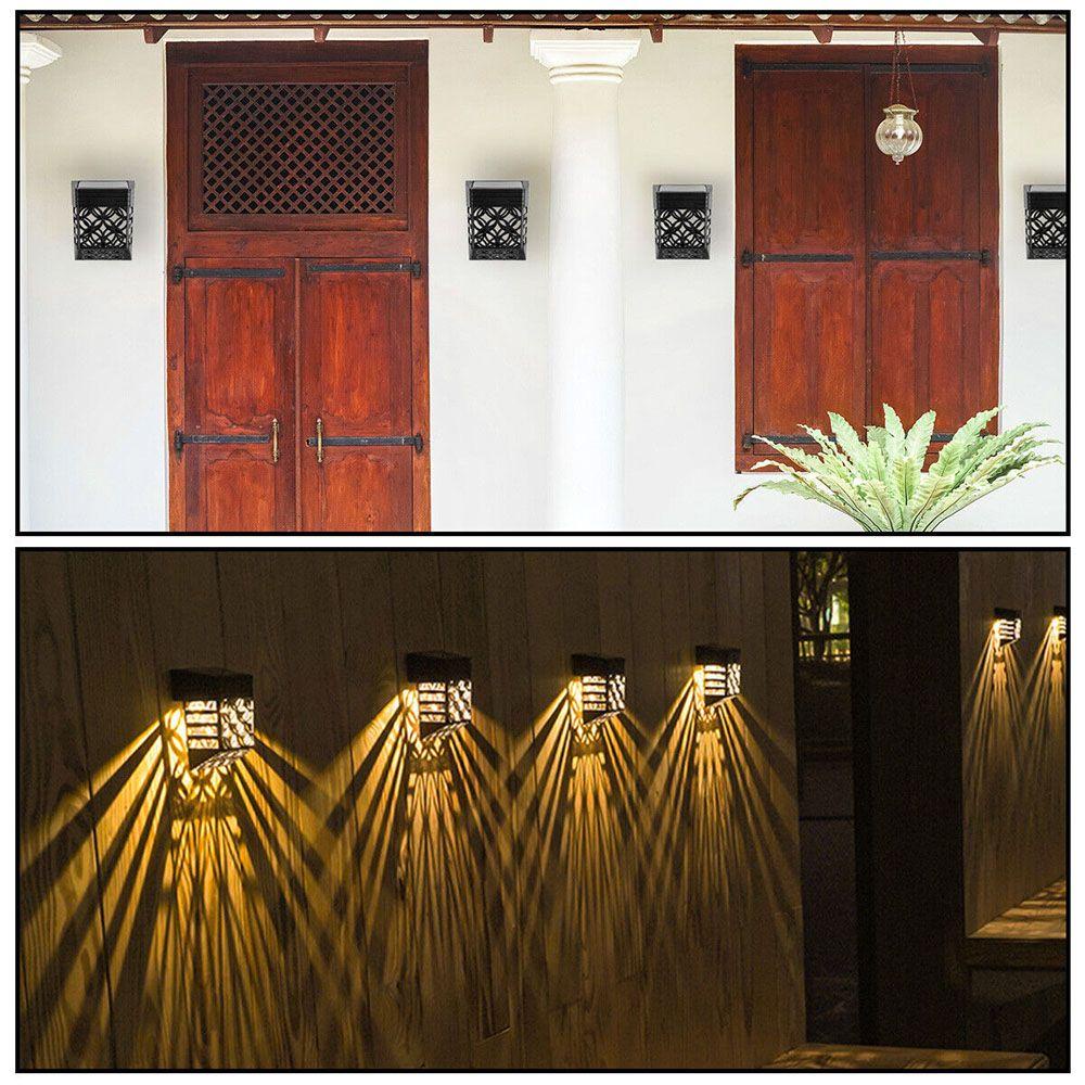 GOGOUP Đèn Led Trang Trí Hàng Rào Chống Thấm Nước Chạy Bằng Năng Lượng Mặt