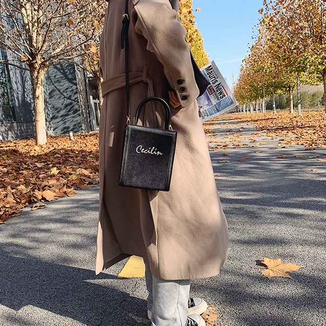 Túi xách nữ thời trang có dây đeo chéo khóa kéo tiện lợi siêu xinh GL146