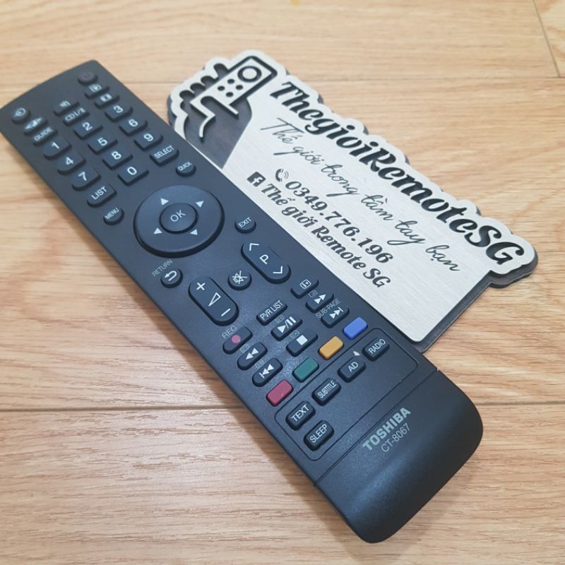 REMOTE ĐIỀU KHIỂN TOSHIBA CT-8067 HÀNG CHÍNH HÃNG