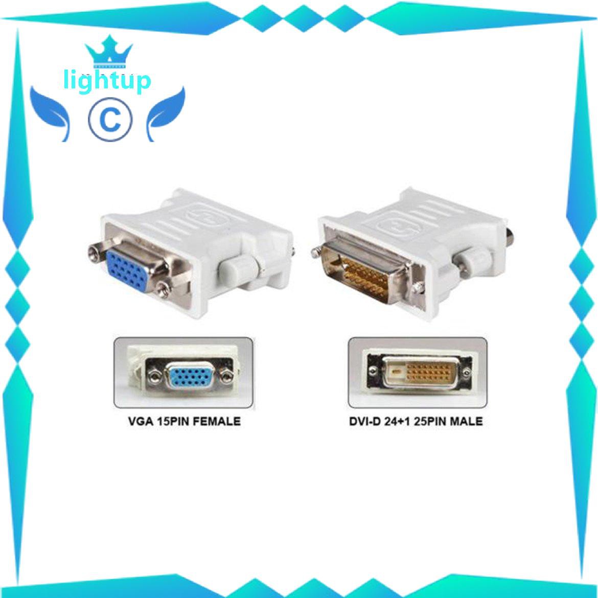 Đầu Chuyển Đổi Vga Sang Dvi D / 24 + 1 Pin