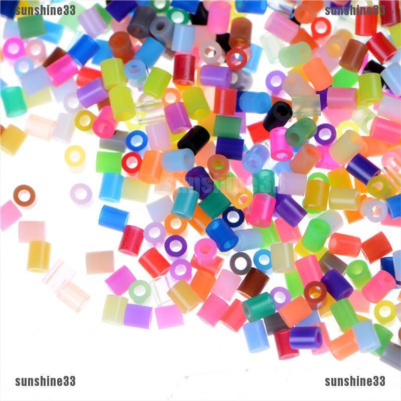 【COD•suns】1000pcs/Set DIY 2.6mm Mixed Colours HAMA/PERLER Beads for GREAT Kids