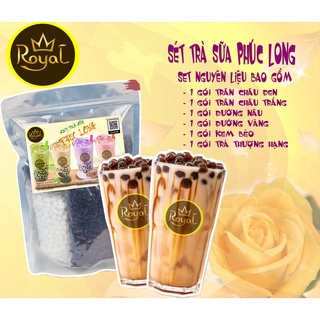 Set nguyên liệu pha trà sữa Royal Tea Phúc Long