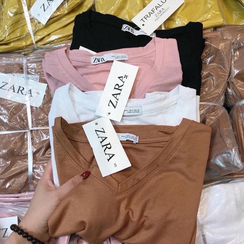 ẢNH THẬTÁo phông ZR cổ tim 10 màu