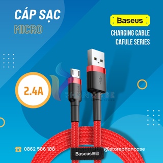 Cáp dù sạc nhanh - Baseus cafule Cable USB For Micro dài 0.5m 1m 2m 3m cho android