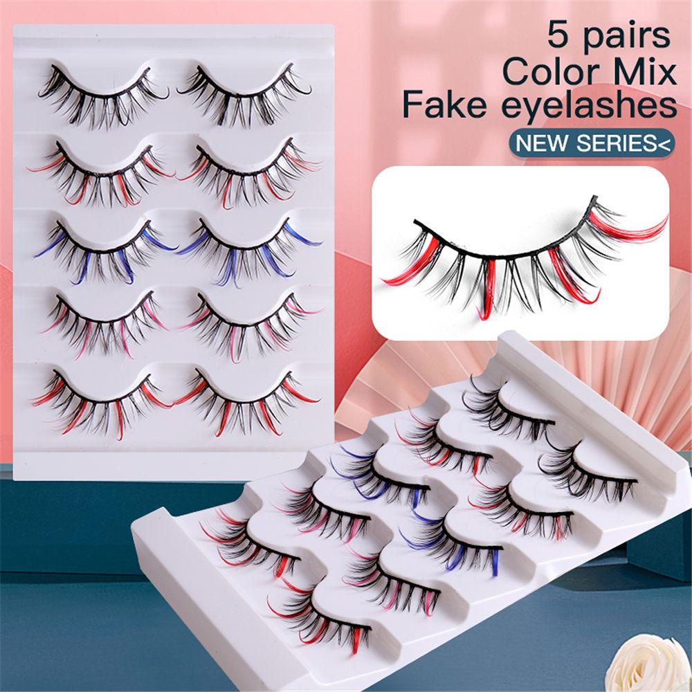 CACTU Mascara Chuốt Mi 5D Nhiều Màu Sắc Hóa Trang