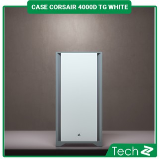 Vỏ Case Corsair 4000D TG White (Mid Tower/Màu Trắng)