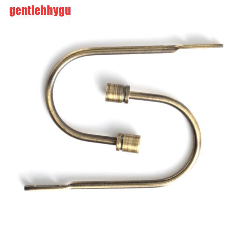 [gentlehhygu]2pcs simple Buckle Ball Iron Clip 1* Metal Curtain Hold Backs Hooks U Shaped