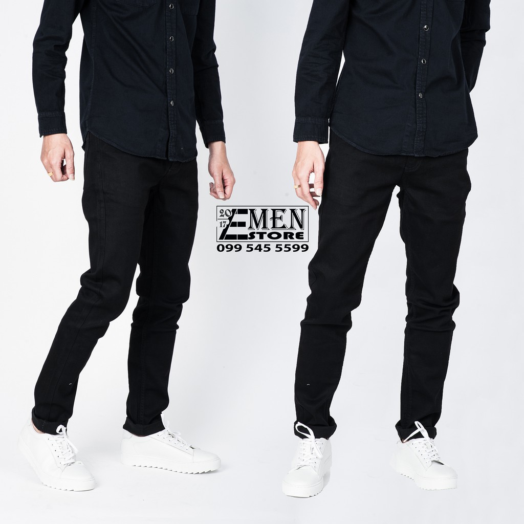 Quần Jean Nam Đen Trơn Thời Trang | BigBuy360 - bigbuy360.vn