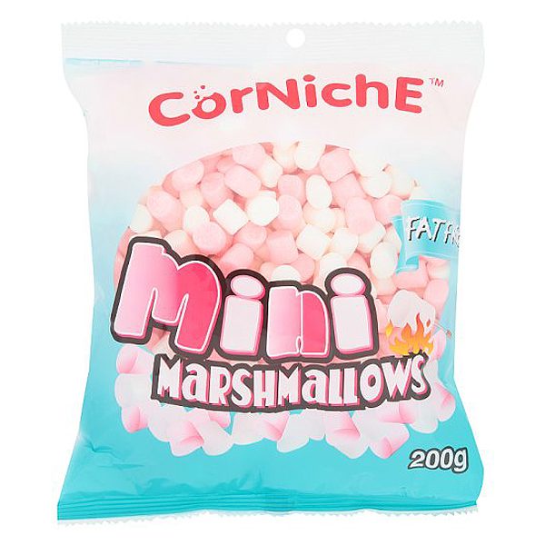 Kẹo Xốp Marshmallow Mini Corniche Gói 200G