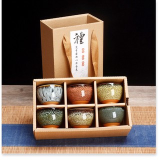Set 6 ly trà đạo gốm sứ Kissa Yojoki-TTHome