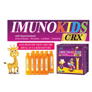 SIRO ĂN NGON IMUNOKIDS - GIẢI PHÁP CHO TRẺ BIẾNG ĂN VÀ KÉM HẤP THU - TĂNG CƯỜNG CỨC ĐỀ KHÁNG - HỘP 20 ỐNG NHỰA BẺ