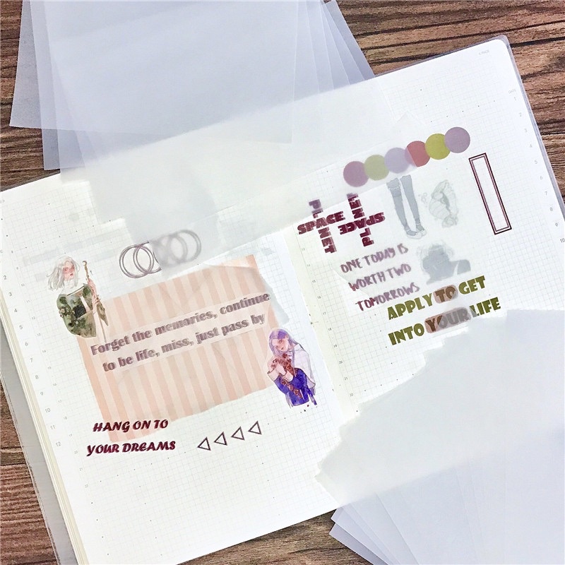 Băng dán washi tape hình cô gái trang trí sổ, nhật kí