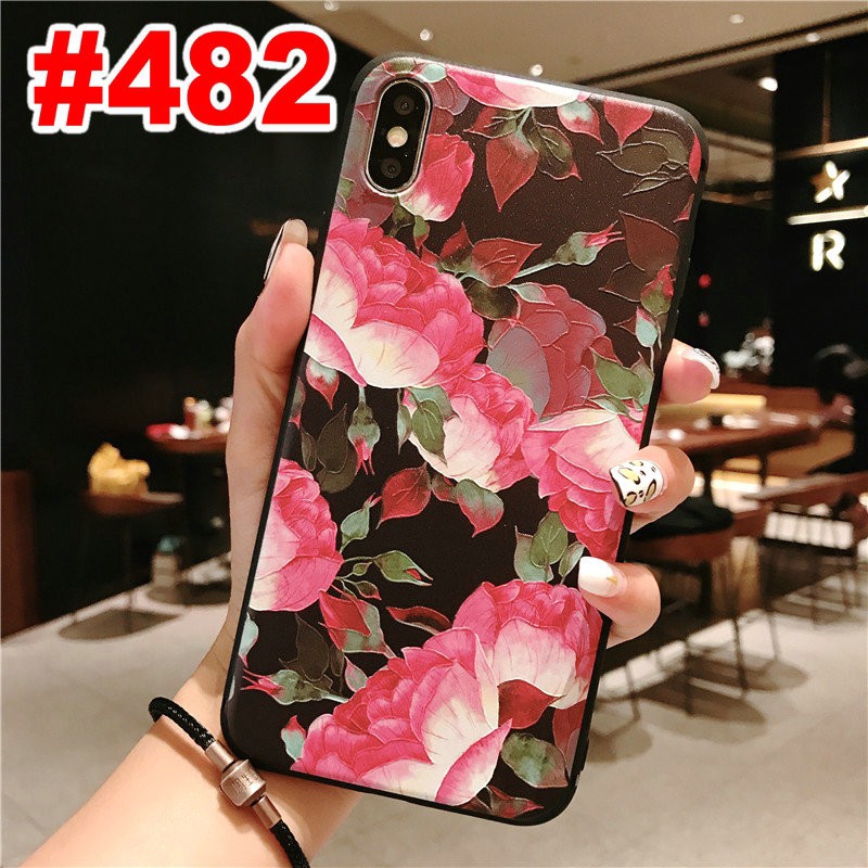 Ốp điện thoại mềm hoạ tiết in hoa dành cho Samsung Note 8 9 10+ A51 A71 A50S A20 A30 M10 S20 S10 S10e S8 S9+ J4 J6 | BigBuy360 - bigbuy360.vn