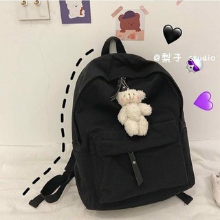 Balo basic, balo nữ thời trang . balo trơn dây kéo da