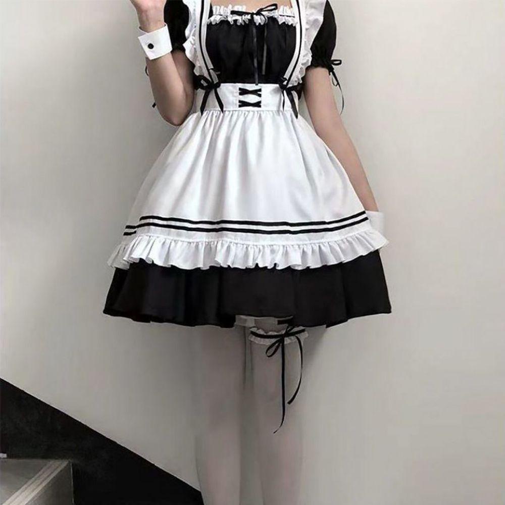 Đầm Hóa Trang Cô Hầu Gái Phong Cách Lolita Dễ Thương