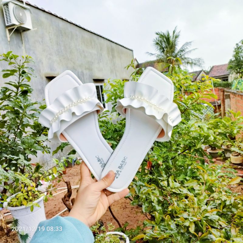 Dép bigsize bảng ngang phối ngọc