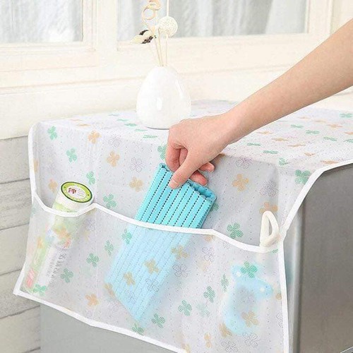 TẤM PHỦ TỦ LẠNH CÓ Ô ĐỂ ĐỒ TIỆN ÍCH
