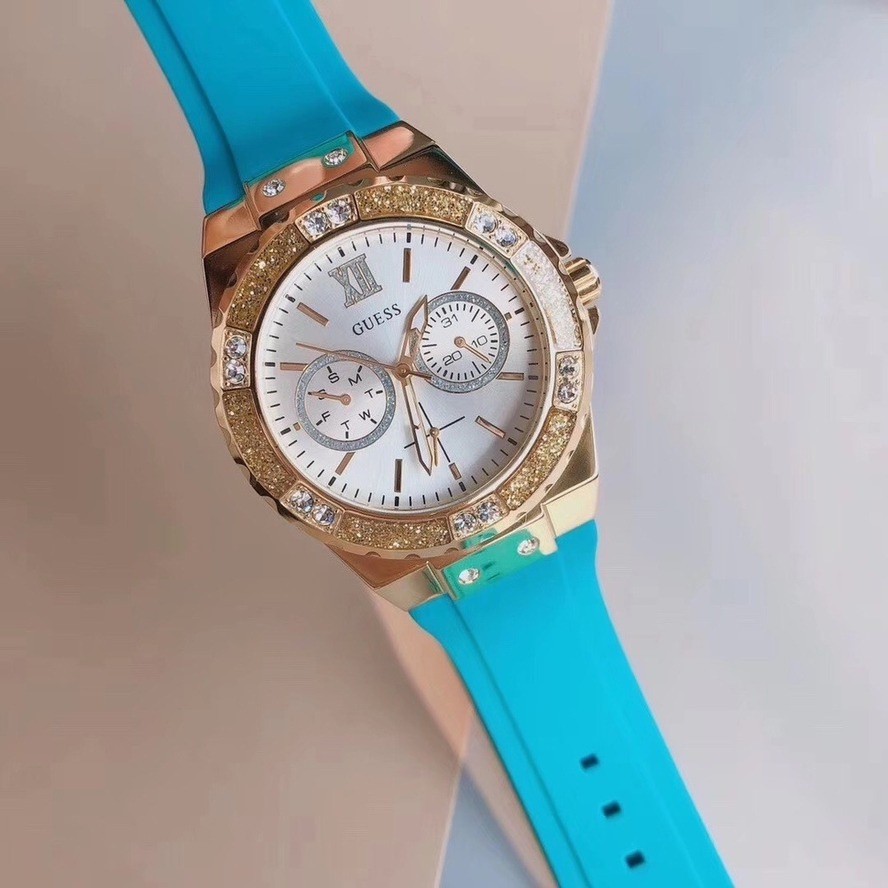 Đồng Hồ Nữ Guess Dòng Limelight W1053L1- W1053L2-W1053L3-W1053L5-W1053L6-W1053L7,Dây Cao Su , Size 38mm