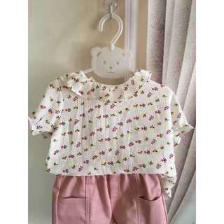 Áo cổ bèo điệu - xinh cho bé từ 10 -25kg