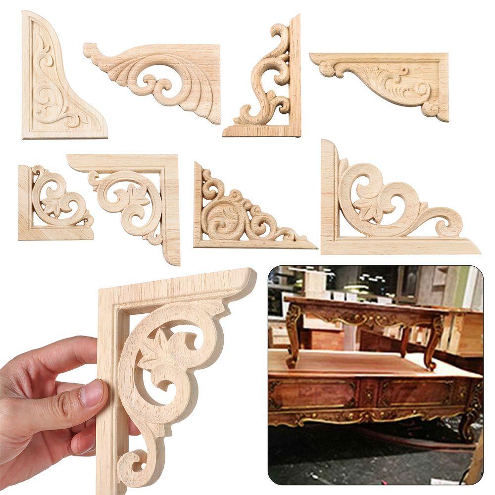 Phụ Kiện Trang Trí Nội Thất Bằng Gỗ Chạm Khắc Hoa Văn Độc Đáo