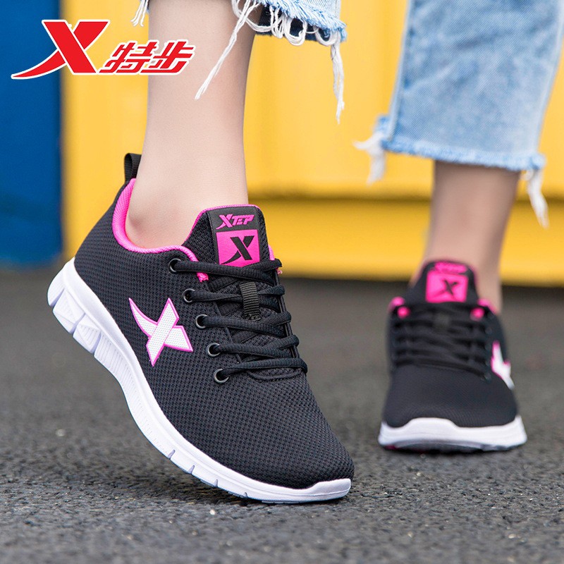 Sản phẩm mới◊❖◘Xtep shoes running summer light net surface breathable leisure sports lady break code official flagship