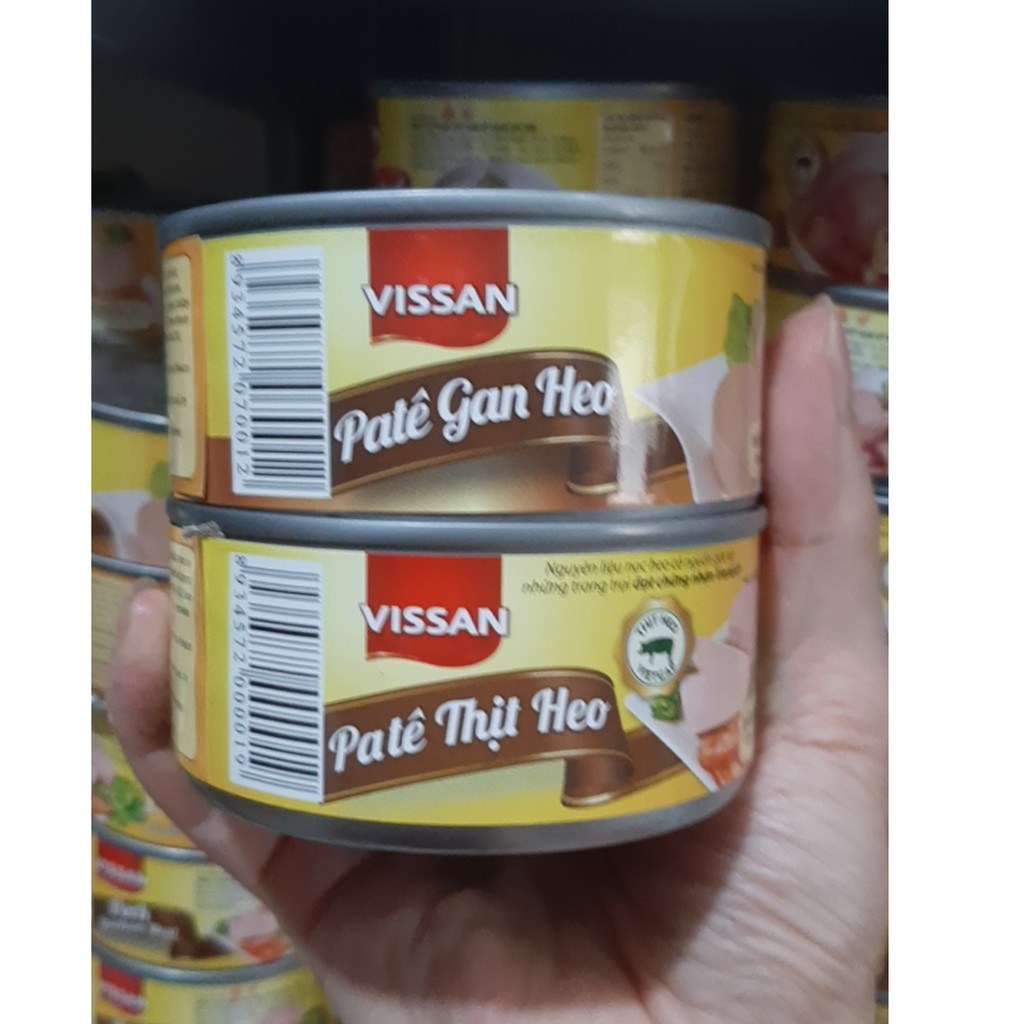 Pate thịt/gan heo 170g của Vissan