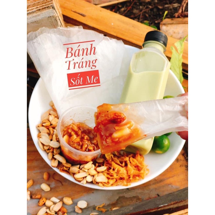 Bánh tráng me tây ninh sốt đặc biệt Bánh tráng chấm siêu ngon /Snack Cô Tấm