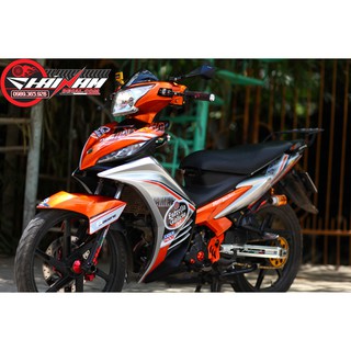 Tem Trùm Exciter 135 vàng Cam
