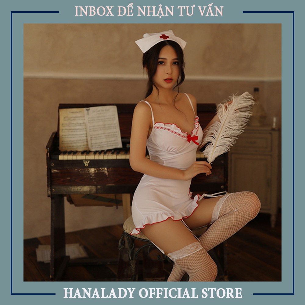 Đồ ngủ sexy -Cosplay y tá gợi cảm siêu quyến rũ chất liệu mềm mịn thoải mái tự tin C118 | BigBuy360 - bigbuy360.vn