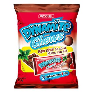 Kẹo sôcôla hương bạc hà Dynamite 3 viên - gói 125g