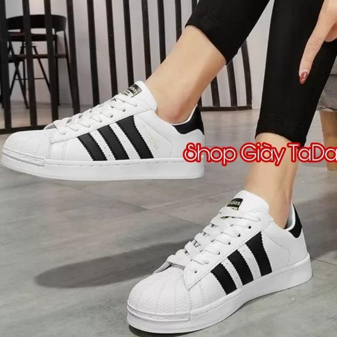 Giày thể thao Sneaker adidas Mũi Sò Tem Vàng Full Box Dành Cho Nam Nữ 🥇