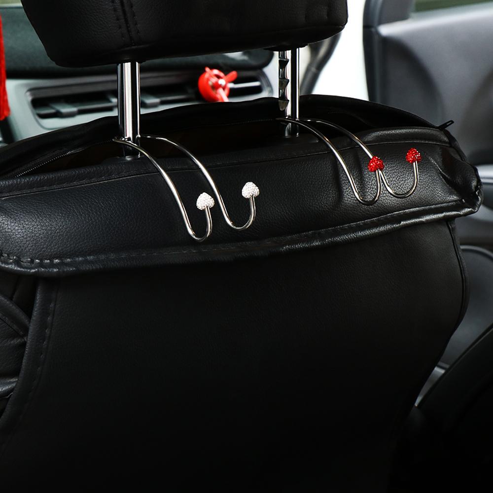 Set 2 Móc Treo Đồ Gắn Ghế Sau Xe Hơi Lấp Lánh Siêu Bền