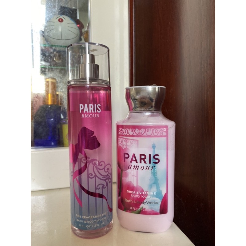 BILL US - Bộ sản phẩm set 2 chai Paris amour fullsize của Bath and body works | Thế Giới Skin Care